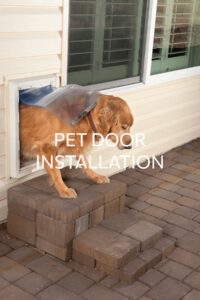 dog door installation near carmichael ca